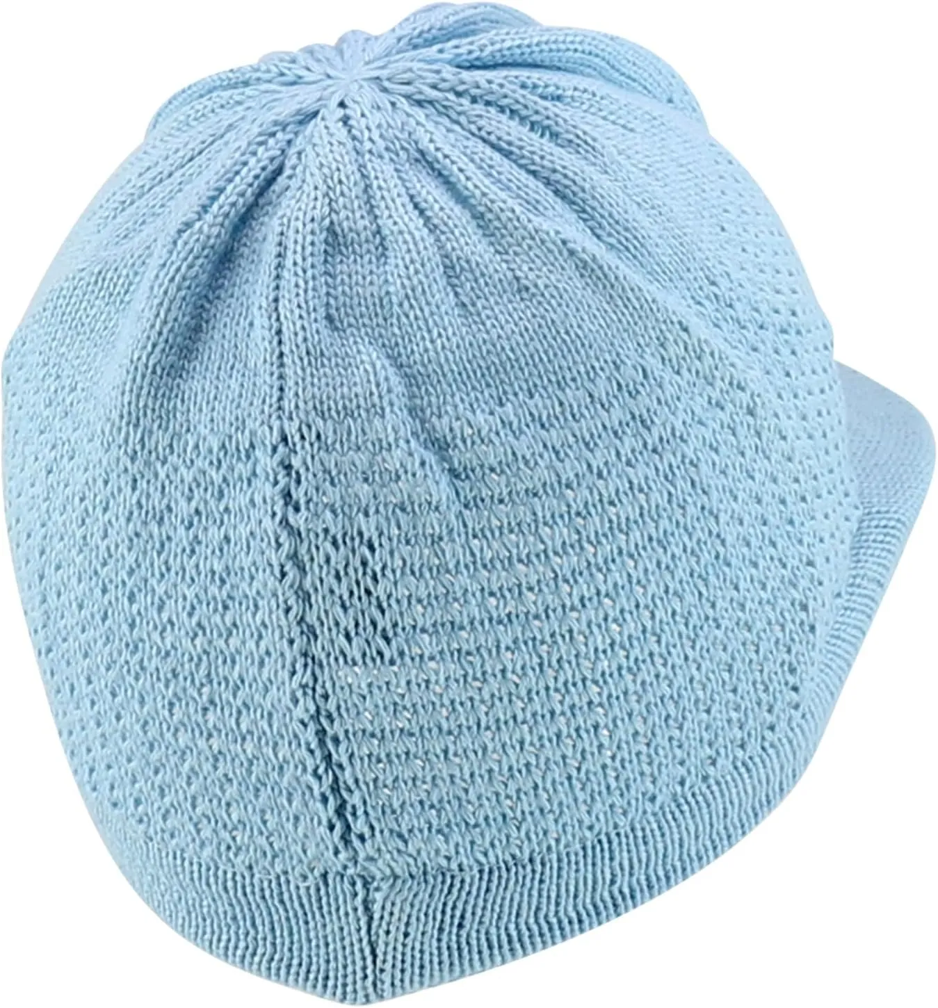 100% Cotton Rasta Knit Beanie Visor