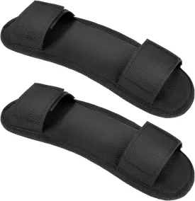 2 Pcs Soft Shoulder Strap Pad, Thick & Breathable Backpack Strap Pads, Removable Shoulder Pads for Bag Straps, Shoulder Straps for Bags(Black, 8.86 x 2.76 Inch)