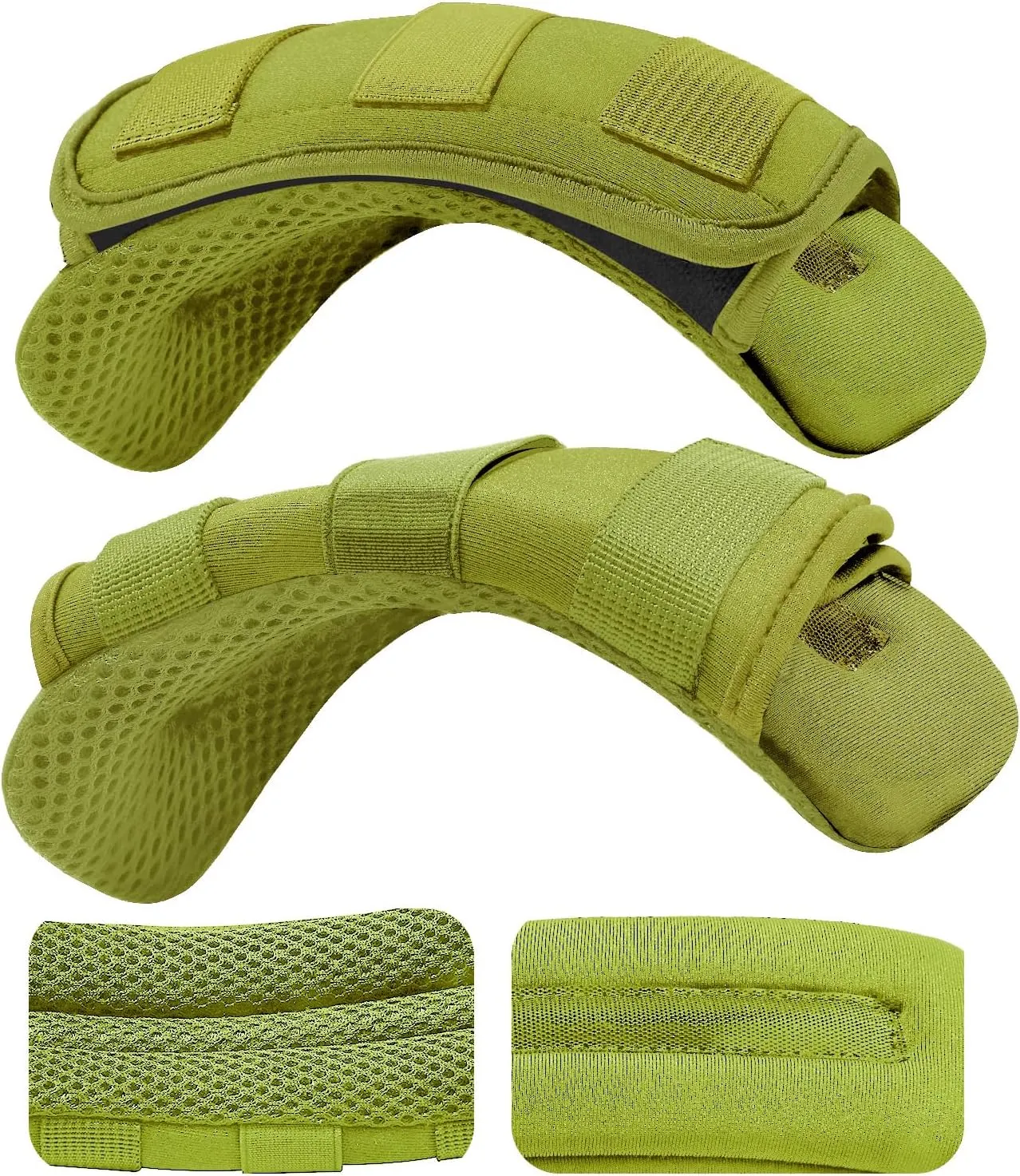 2Pcs Thick Cushioned Shoulder Pads, Anti-Slip Design and Breathable Mesh Pads for Shoulder Strap,Soft and Comfortable