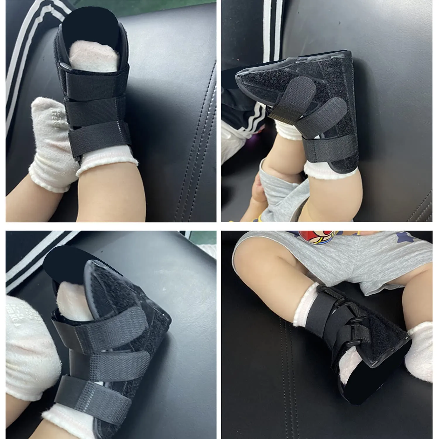 AFO Drop Foot Brace for Kids Toddler Ankle Foot Orthotics Night Splint, Baby Functional Orthotics & Foot Stabilizer, Improves Standing or Walking (14CM)