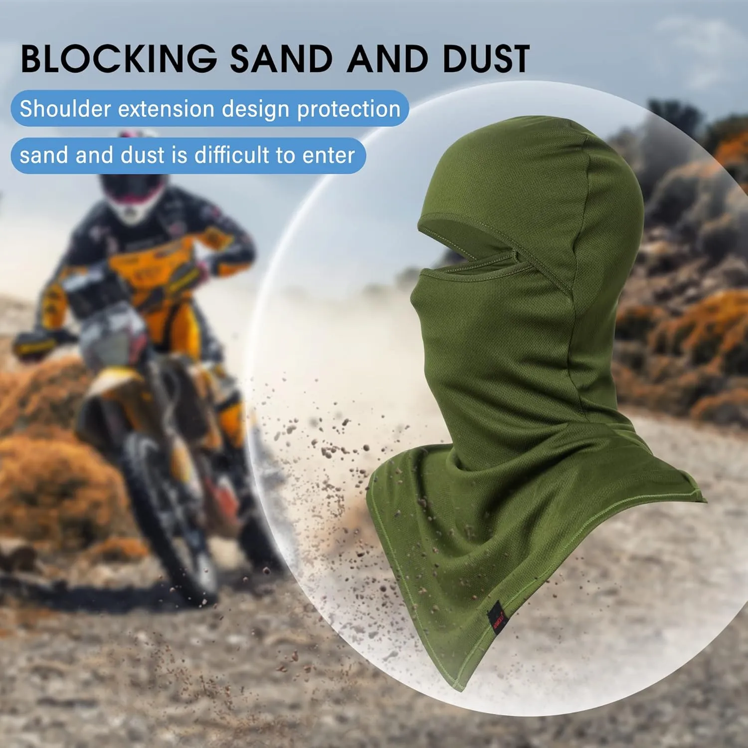 AIWOLU Balaclava Full Face Mask Summer for Sun Protection Breathable Long Neck Covers for Men Women Cycling Fishing