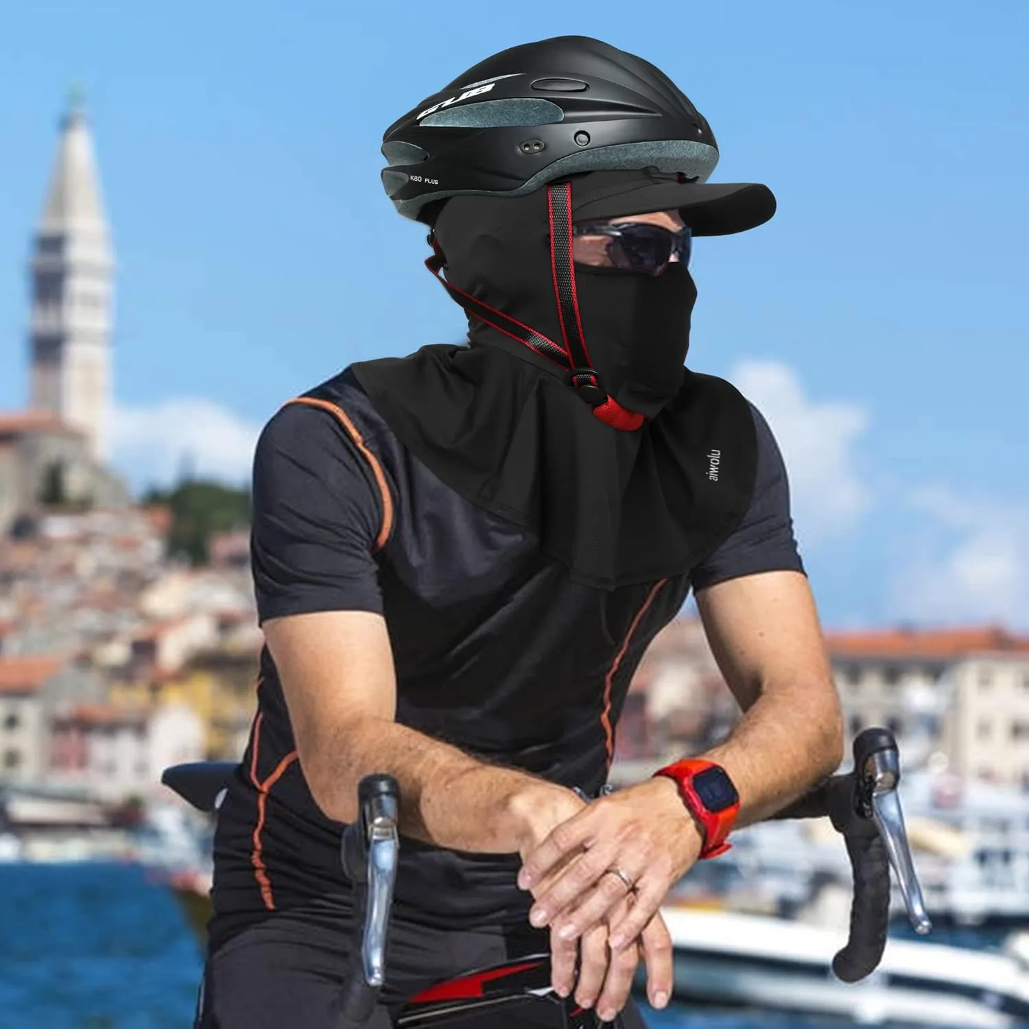 AIWOLU Balaclava Full Face Mask Summer for Sun Protection Breathable Long Neck Covers for Men Women Cycling Fishing