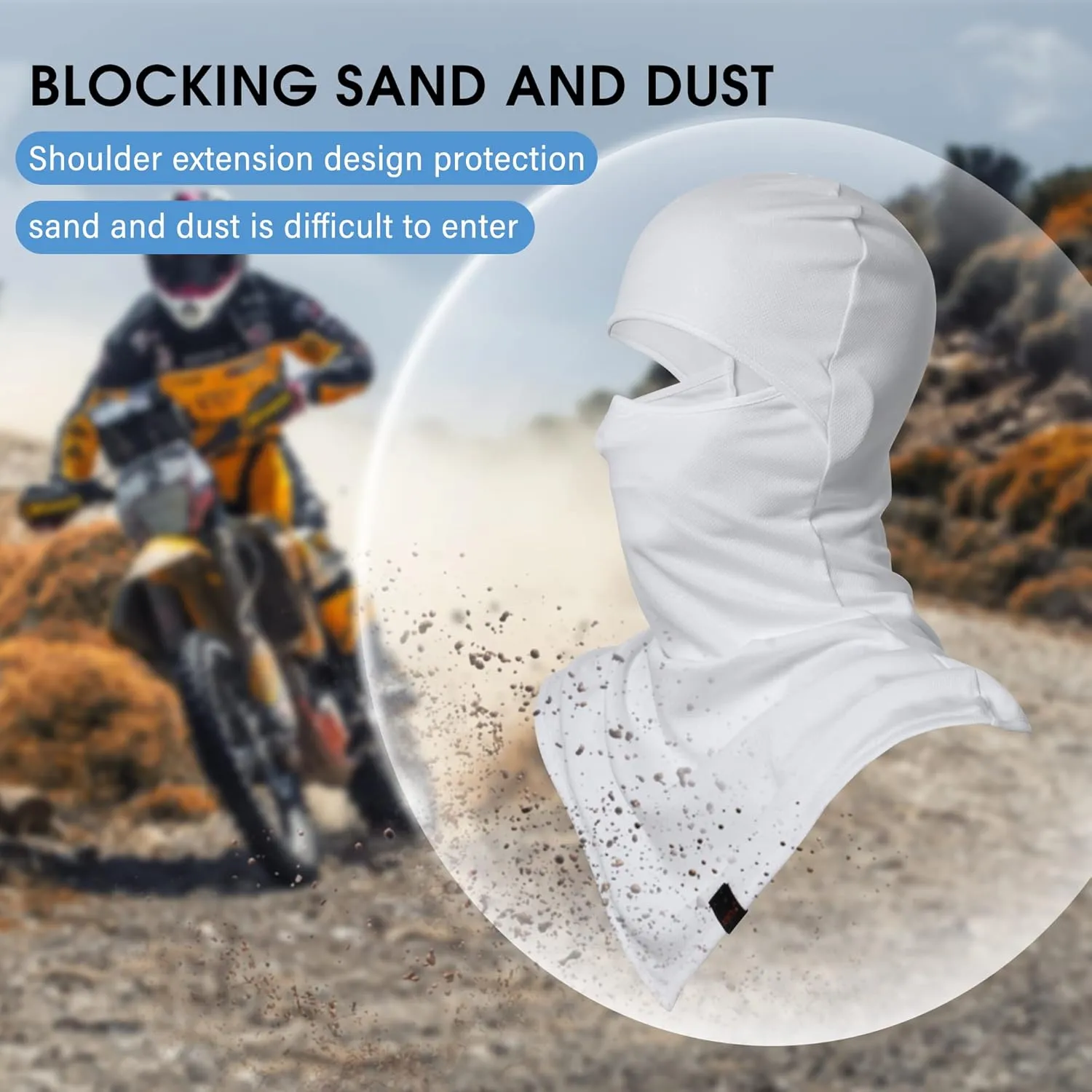 AIWOLU Balaclava Full Face Mask Summer for Sun Protection Breathable Long Neck Covers for Men Women Cycling Fishing