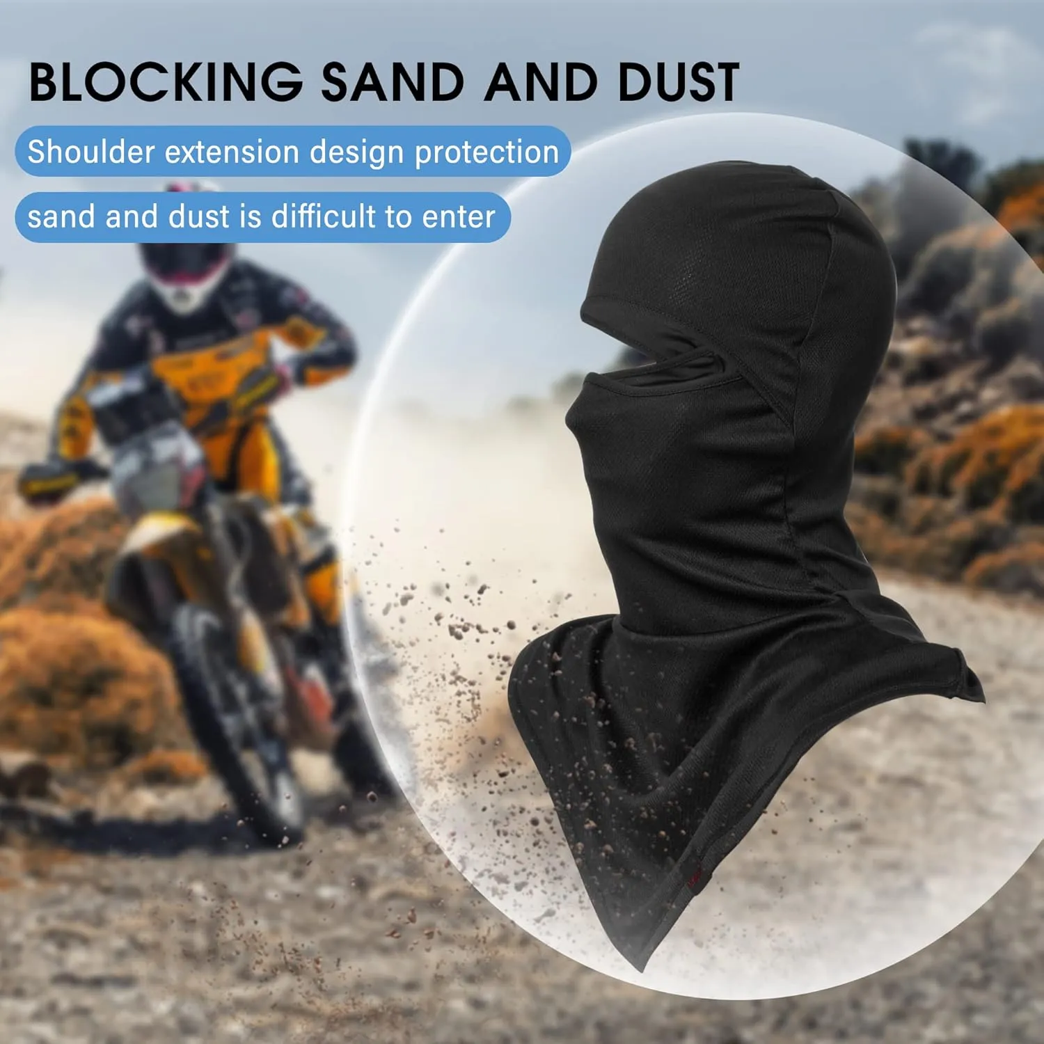 AIWOLU Balaclava Full Face Mask Summer for Sun Protection Breathable Long Neck Covers for Men Women Cycling Fishing