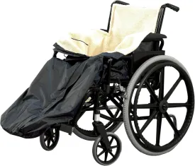 Bramble Fleece Wheelchair Blanket for Lower Body (Universal Fit), Waterproof Wheelchair Blankets for Adults & Kids, Lap Blankets for Elderly, Wheelchair Cover with Pocket & Zip, Keeps Legs & Feet Warm