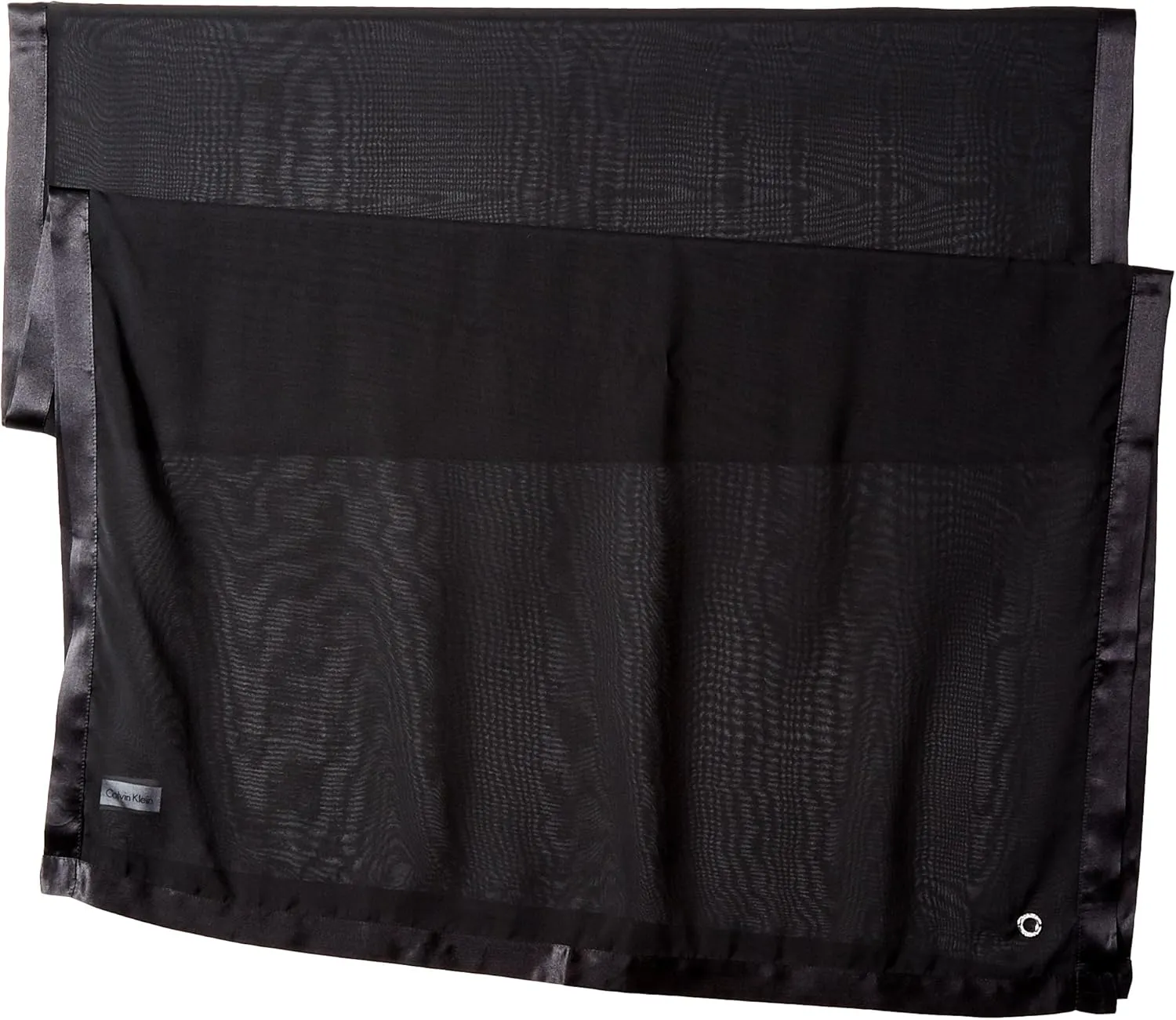 Calvin Klein womens Satin Border Chiffon Scarf