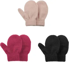 Century Star Toddler Mittens Kids Winter Gloves Knitted Warm Magic Mittens for Boys Girls Fleece Lined Gloves
