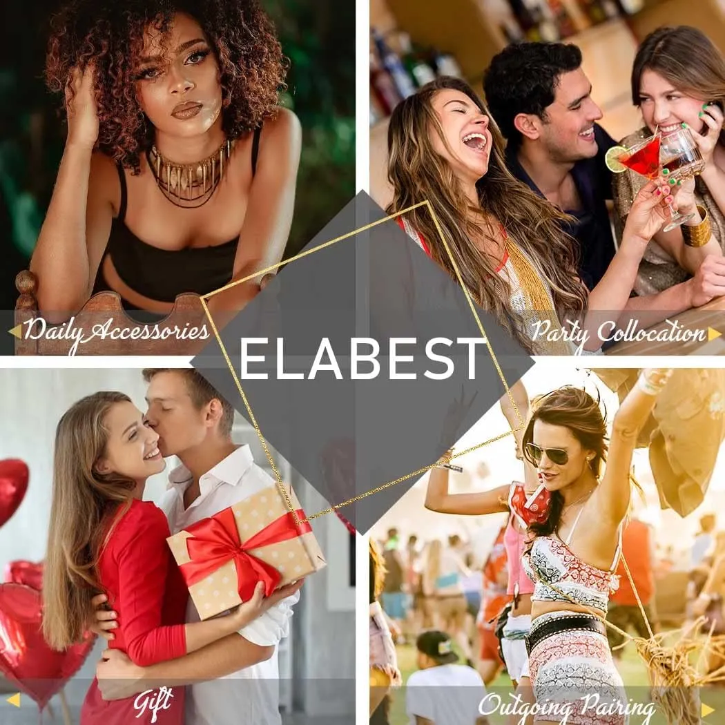 ELABEST Layered Beaded Waist Chain Beads Belly Chain Crystal Stomach Chain Rhinestone Body Jewelry Accessories Women
