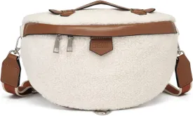 Eslcorri Crossbody Bags for Women - Fashion Sling Purse Shoulder Bag Fanny Pack Leather Causal Chest Bum Bag Cross Body Purse