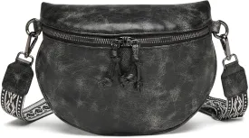 Eslcorri Small Crossbody Sling Bag for Women Trendy - Fanny Packs Leather Chest Belt Bum Bag Anti Theft Purse for Travel