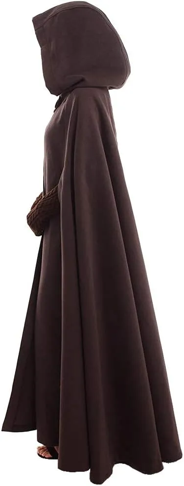 GRACEART Women's Hood Woolen Cape Bridal Wedding Winter Cloak Plus Size Thick Coat