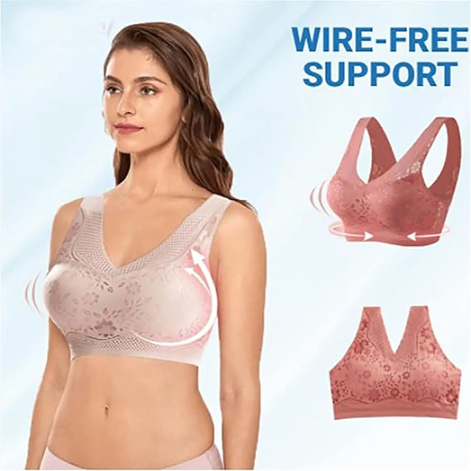 Hatmeo Women's Orthopedic -Sagging Bra,Zenchic Bra Hatmeo Bras for Senior Women, Hatmeo Posture Correcting Bra 2025