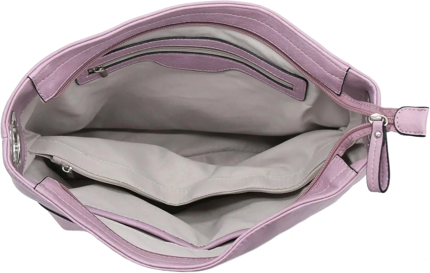 Hobo Shoulder Bag with Big Snap Hook Hardware