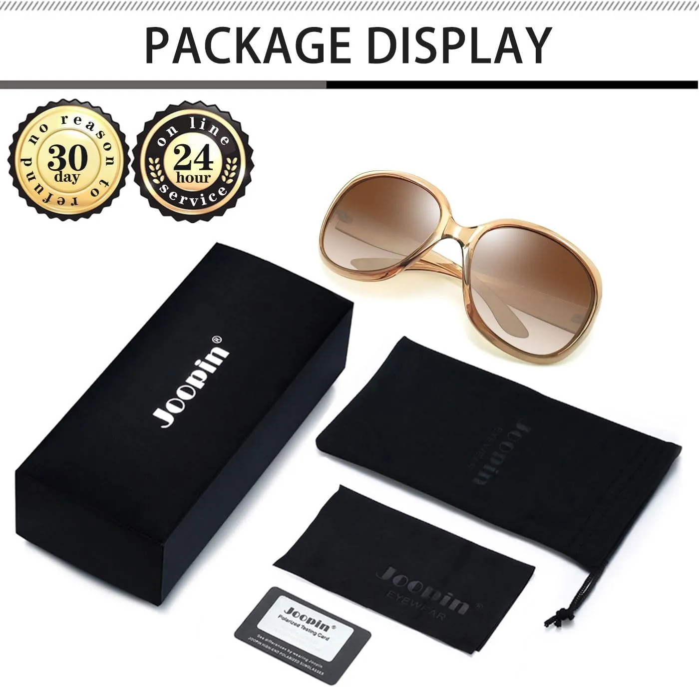 Joopin Oversized Sunglasses Womens Trendy Polarized Large Driving Sun Glasses Ladies UV Protective Big Sunnies Shades
