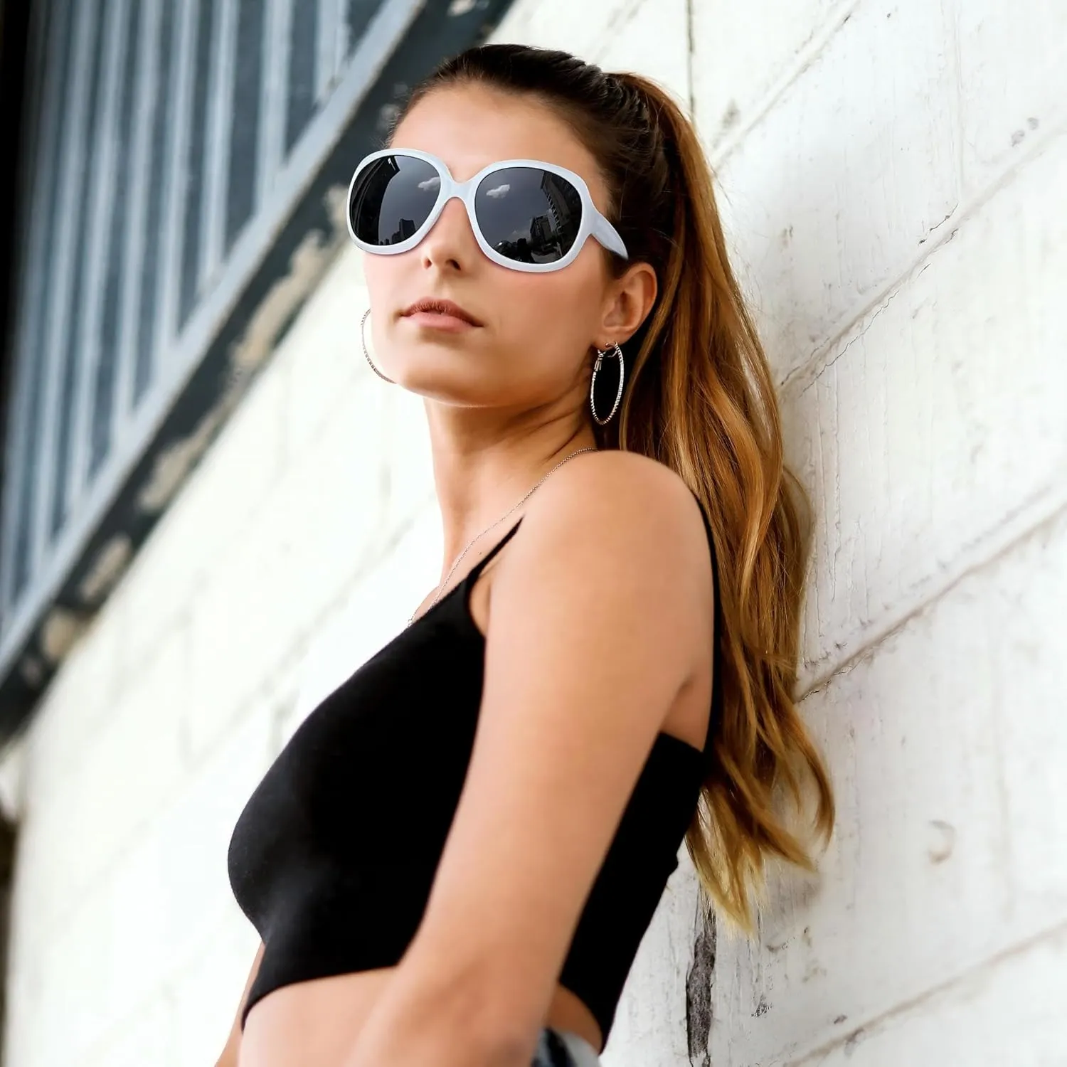 Joopin Oversized Sunglasses Womens Trendy Polarized Large Driving Sun Glasses Ladies UV Protective Big Sunnies Shades