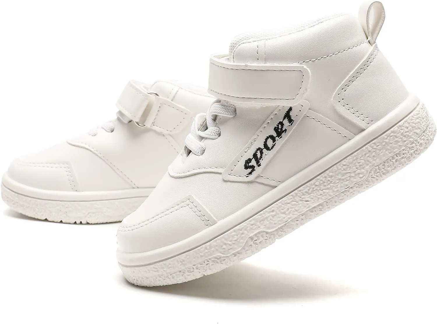 Kids Canvas Shoes Boys Girls High Top Canvas Slip On Sneakers