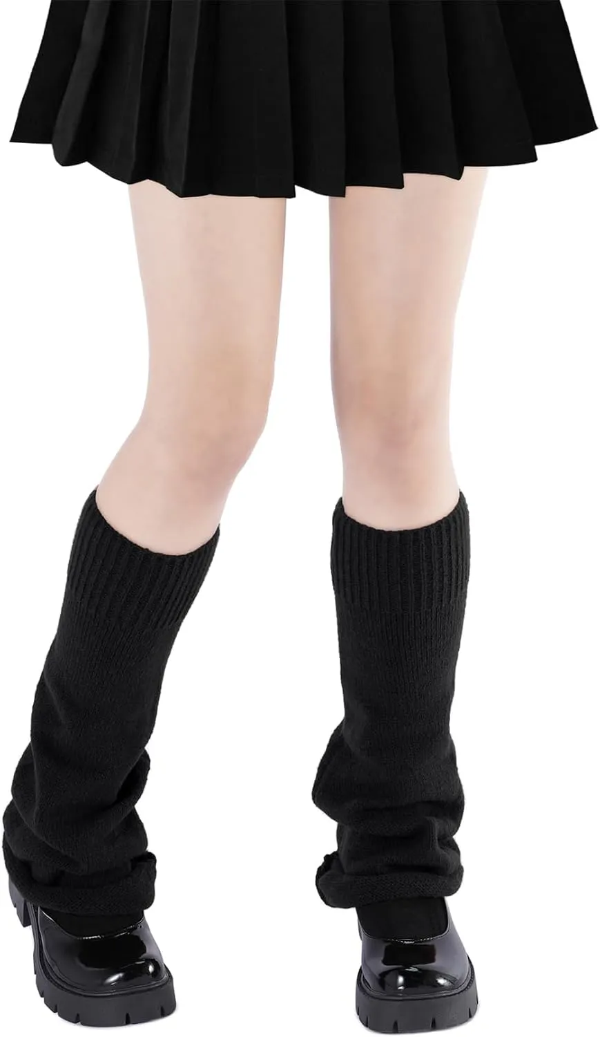 Komorebi Leg Warmers Y2K Kawaii Leg Warmers for Girl Women Cute Knitted Socks Y2K Harajuku Goth Accessories