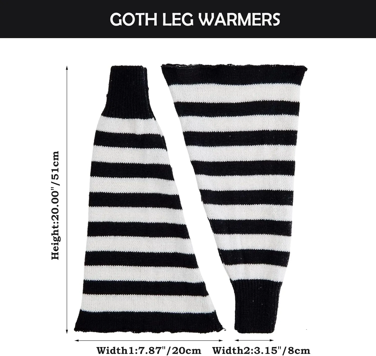 Komorebi Leg Warmers Y2K Kawaii Leg Warmers for Girl Women Cute Knitted Socks Y2K Harajuku Goth Accessories