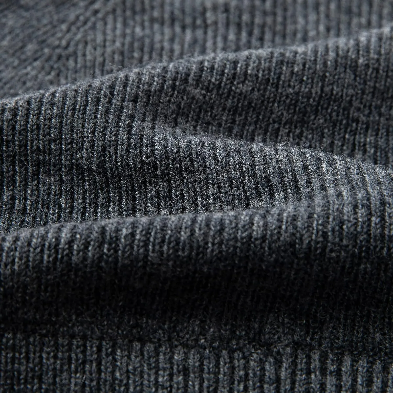 Lallier 100% Merino Wool Beanie with Fleece Lining for Men and Women, Pure Wool Ribbed Knit Warm Winter Hat with Gift Box