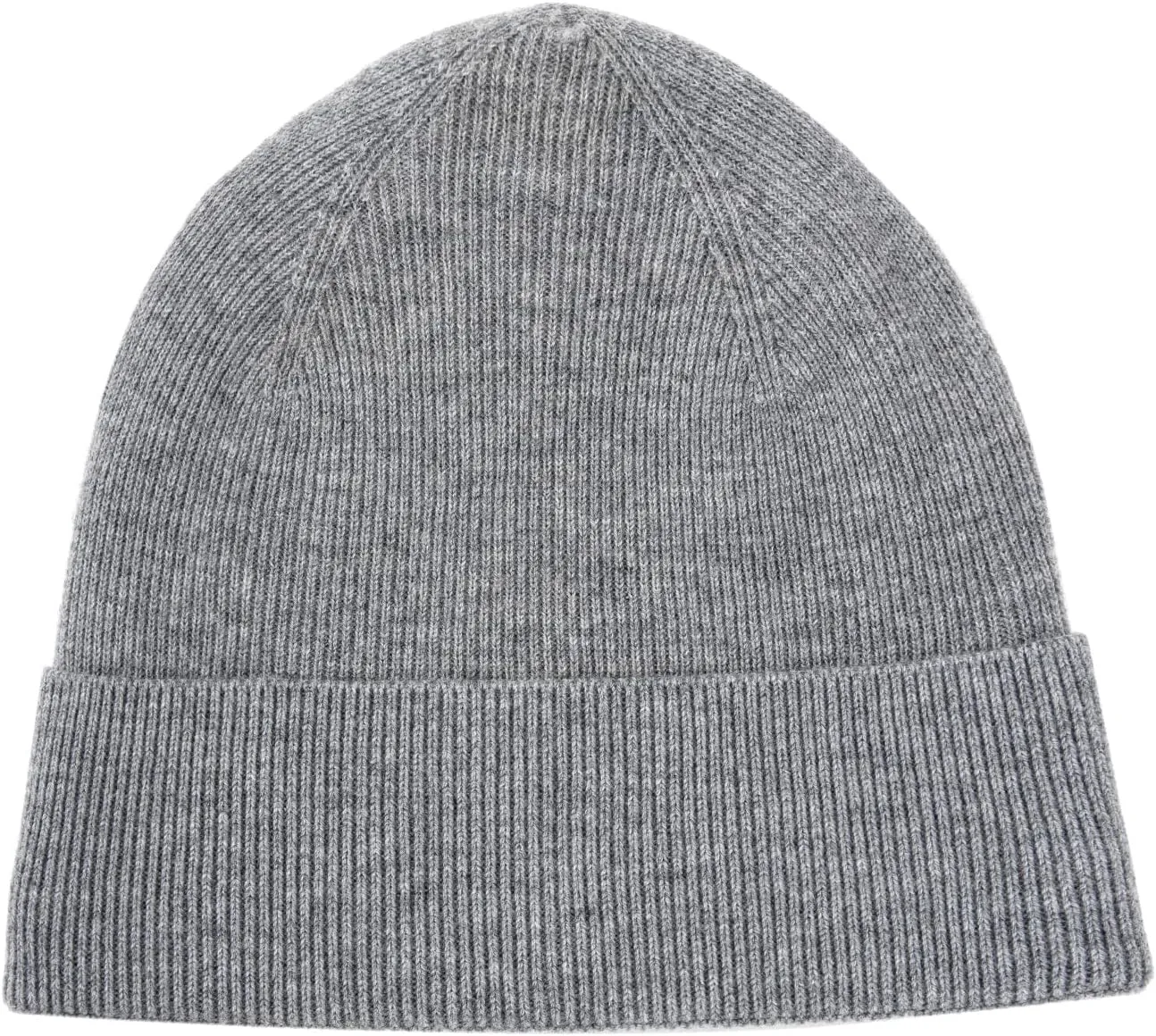 Lallier 100% Merino Wool Beanie with Fleece Lining for Men and Women, Pure Wool Ribbed Knit Warm Winter Hat with Gift Box