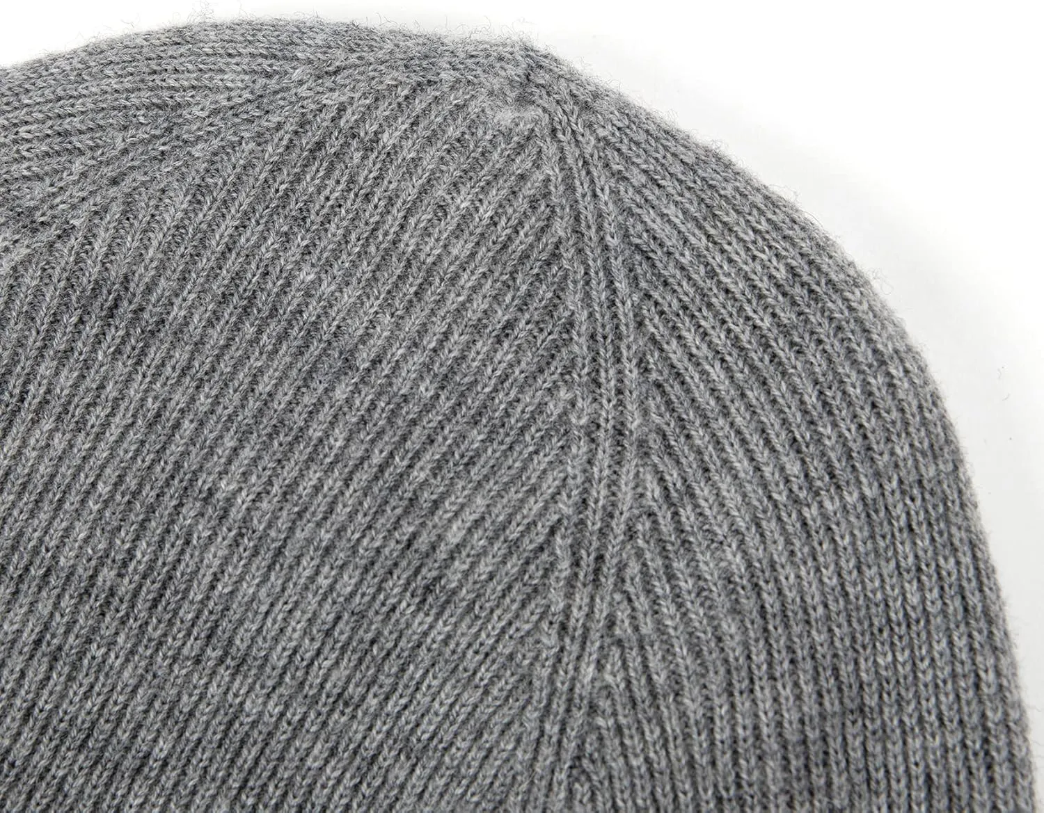 Lallier 100% Merino Wool Beanie with Fleece Lining for Men and Women, Pure Wool Ribbed Knit Warm Winter Hat with Gift Box