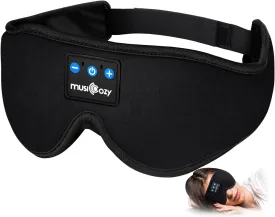 MUSICOZY Sleep Headphones, Bluetooth 5.4 Sleep Mask Headband Headphones Sleeping Eye Mask, Wireless Music Earbuds Earphones with HD Stereo Speakers for Side Sleepers, Cool Gadgets Unique Gift