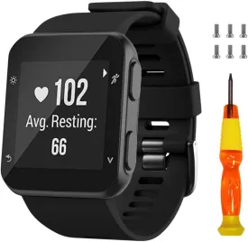 NotoCity for Garmin Forerunner 35 Band Soft Silicone Replacement Watch Strap Compatible with Forerunner 35 Smartwatch