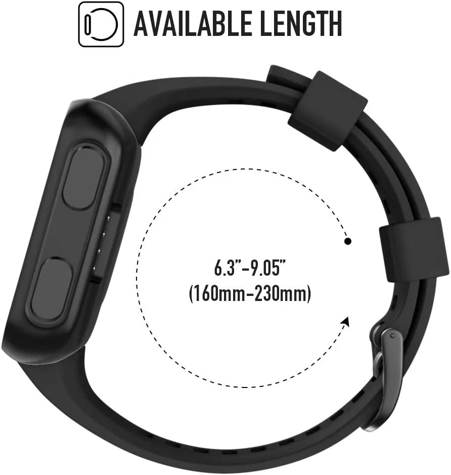 NotoCity for Garmin Forerunner 35 Band Soft Silicone Replacement Watch Strap Compatible with Forerunner 35 Smartwatch