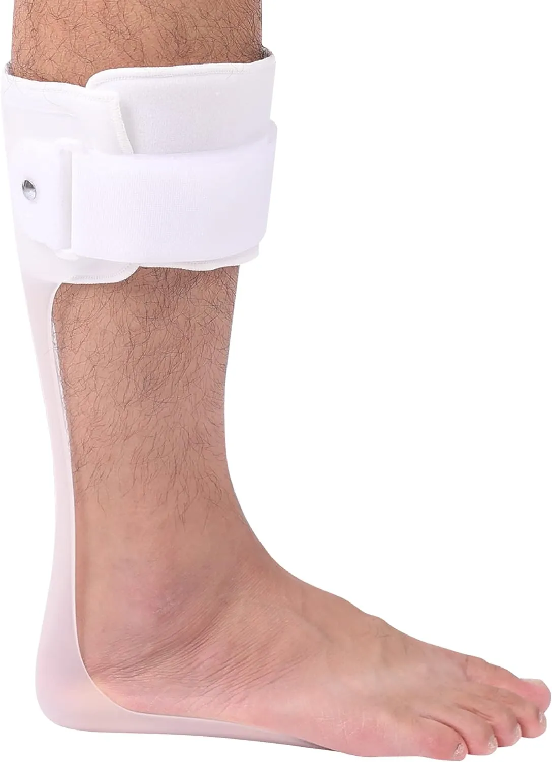 Orthomen Drop Foot Brace - AFO Splint - Ankle Foot Orthosis Support (M/Right)