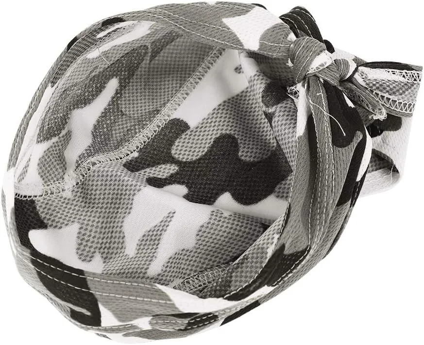 PURFUN Men Women Breathable Cycling Bandana Headscarf Adjustable Sweat Wicking Quick Dry Mesh Head Scarf Wrap Liner Skull Cap
