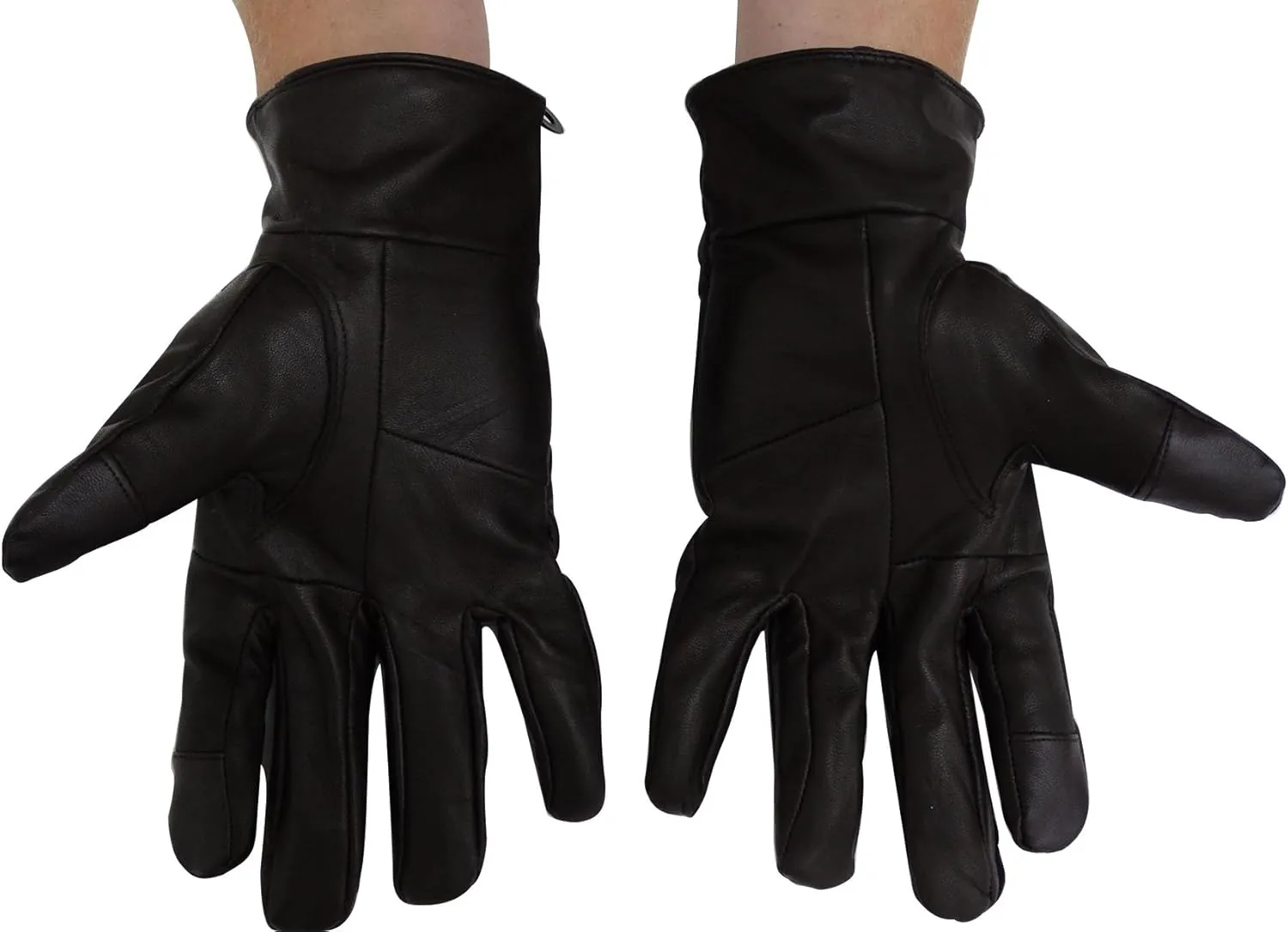 REED Men's Genuine Leather Warm Lined Driving Gloves - Touchscreen Texting Compatible