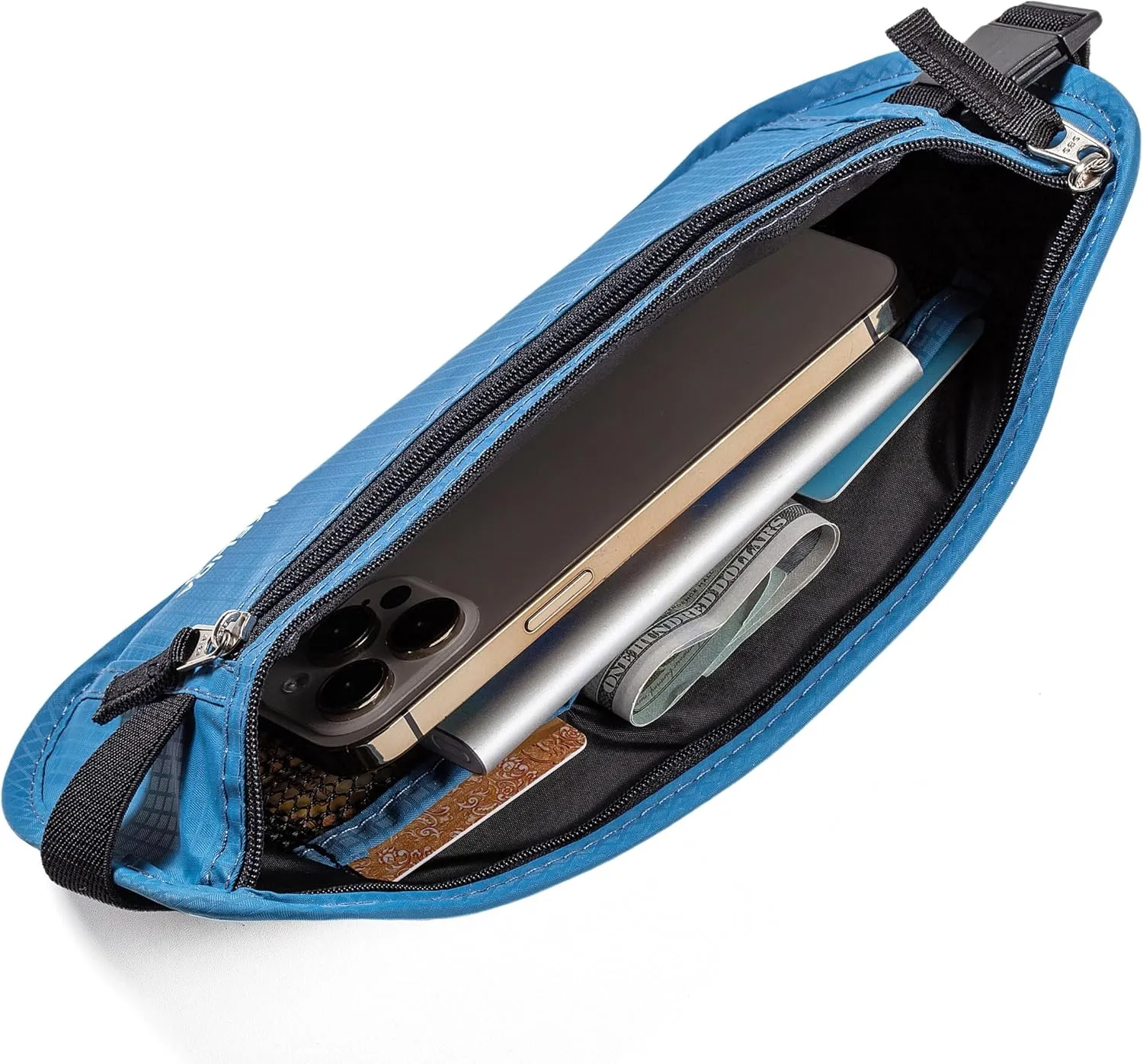 RFID Blocking Passport Holder - Money Belt & Travel Wallet, Travel Belt Bag Fanny Pack for Women Men