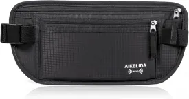 RFID Blocking Passport Holder - Money Belt & Travel Wallet, Travel Belt Bag Fanny Pack for Women Men