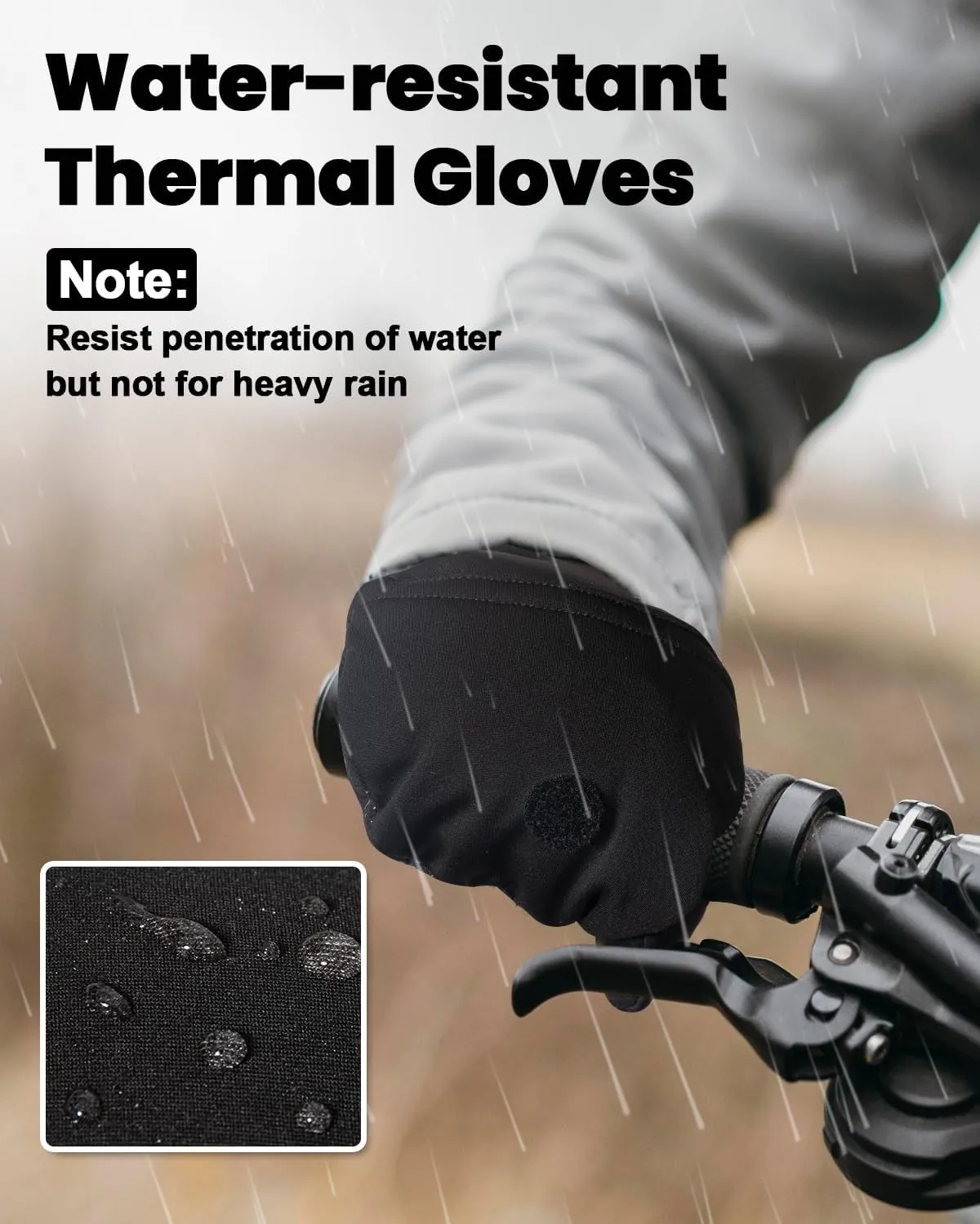 RIGWARL -5 Winter Warm Gloves with Thickest Thermal Plush for Extreme Cold Weather, Completely Waterproof Gloves Men Women