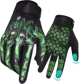 RIGWARL Motorcycle Gloves for Men Women Touchscreen, Lightweight Dirt Bike Glove Non-Slip, Skeleton Motorcycle Riding Glove
