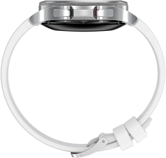 SAMSUNG Galaxy Watch 4 Classic 46mm Smartwatch with ECG Monitor Tracker for Health, Fitness, Running, Sleep Cycles, GPS Fall Detection, Bluetooth, US Version, Silver
