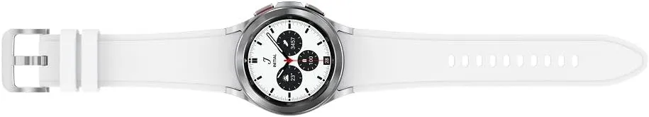 SAMSUNG Galaxy Watch 4 Classic 46mm Smartwatch with ECG Monitor Tracker for Health, Fitness, Running, Sleep Cycles, GPS Fall Detection, Bluetooth, US Version, Silver