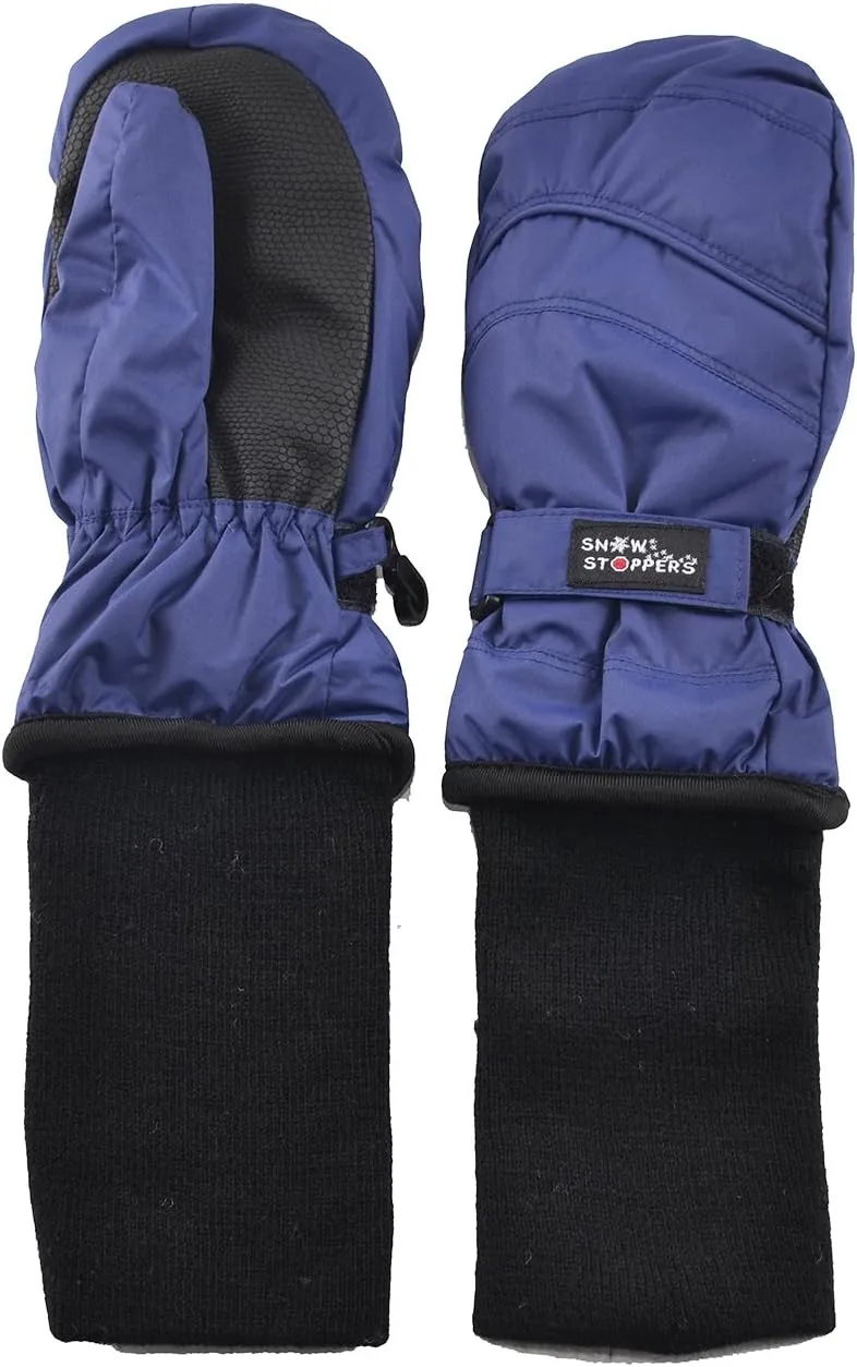 SnowStoppers Kids Waterproof Long Cuff Winter Mittens