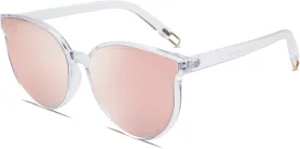 SOJOS Oversized Round Sunglasses for Women and Men