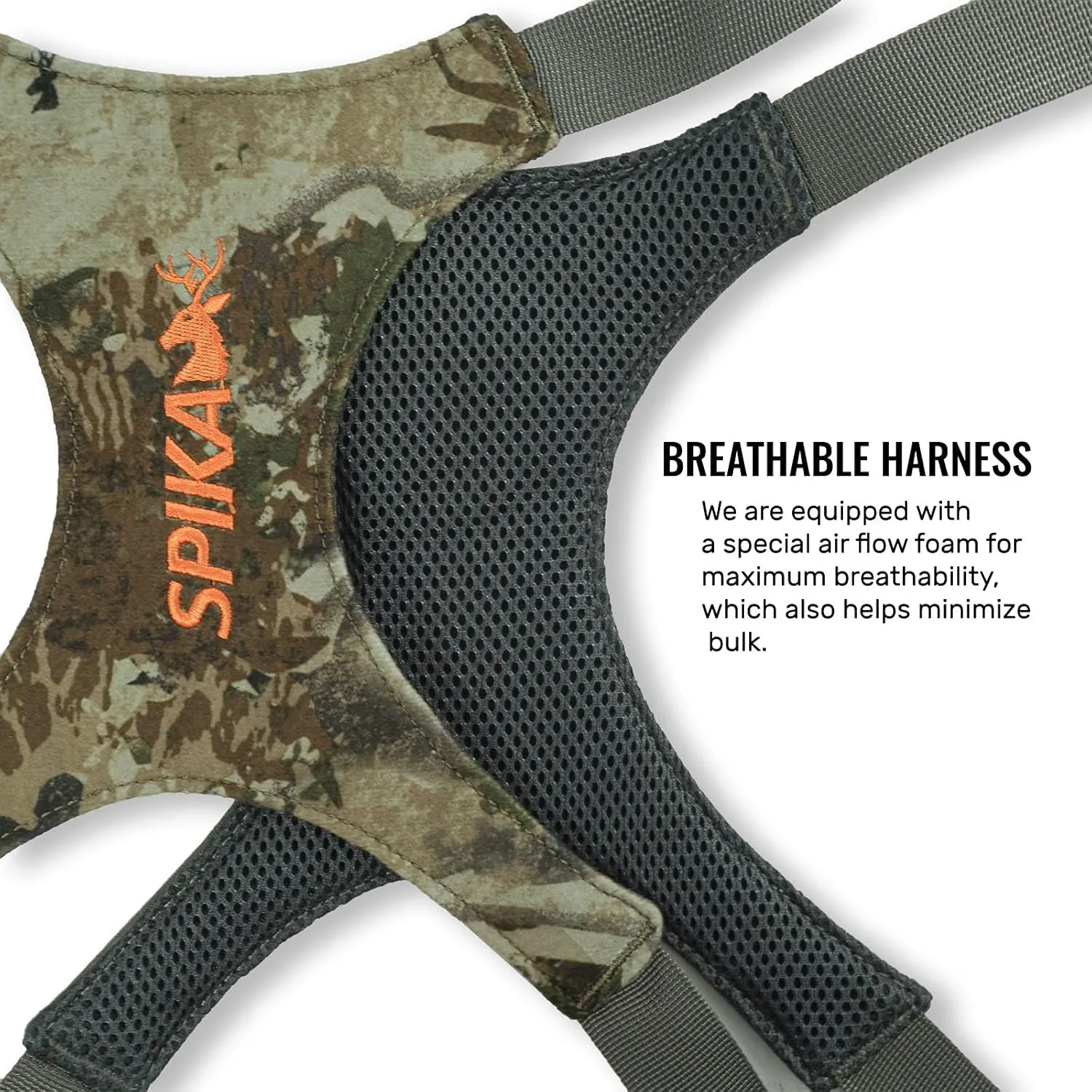 SPIKA Binocular Harness Chest Pack, Bino Case with Rangefinder Waterproof Pouch for Hunting