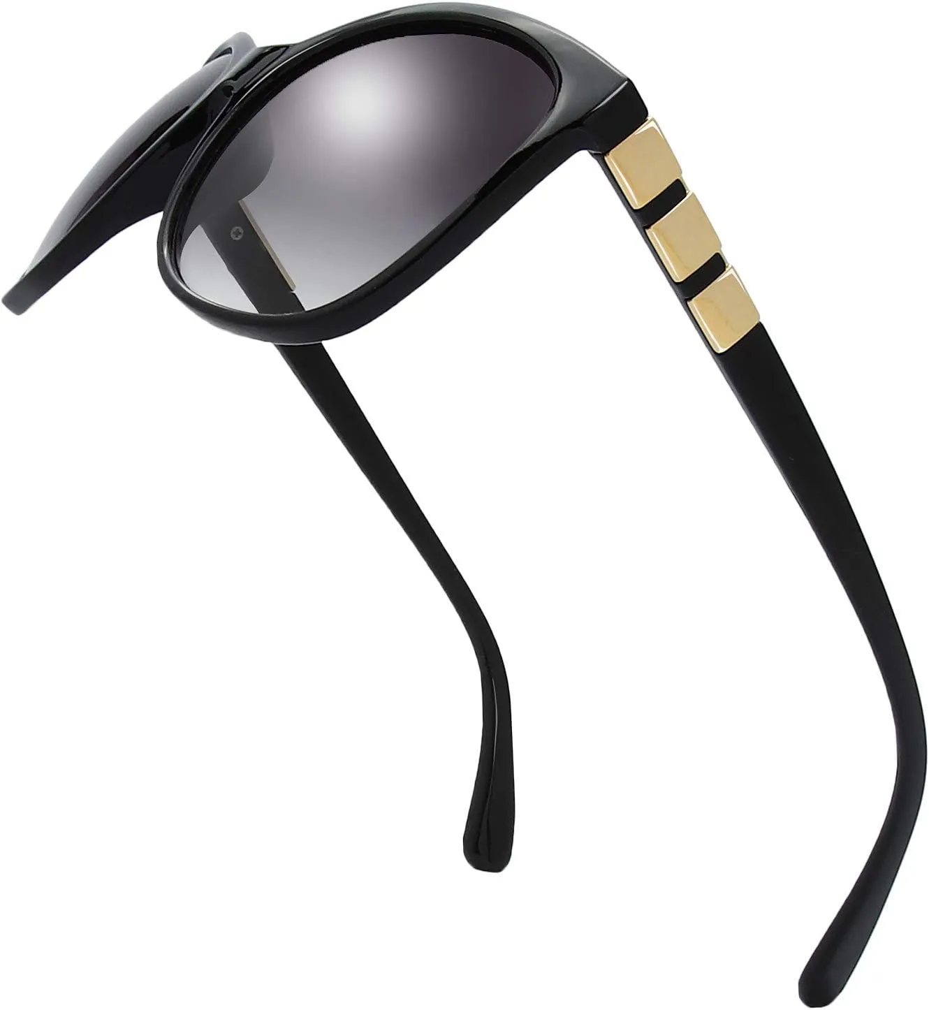 The Fresh Women's Oversized Square Jackie O Cat Eye Hybrid Butterfly Fashion Sunglasses - Exquisite Packaging