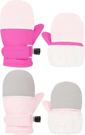 Toddler Gloves Baby Mittens Winter Warm Lined Fleece Gloves Waterproof Snow Baby Girls Mitten for Boys