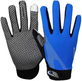 Touchscreen Cycling Gloves, Summer UV Protection Sun Gloves Non slip Full Finger Driving Motorcycle Riding Gloves