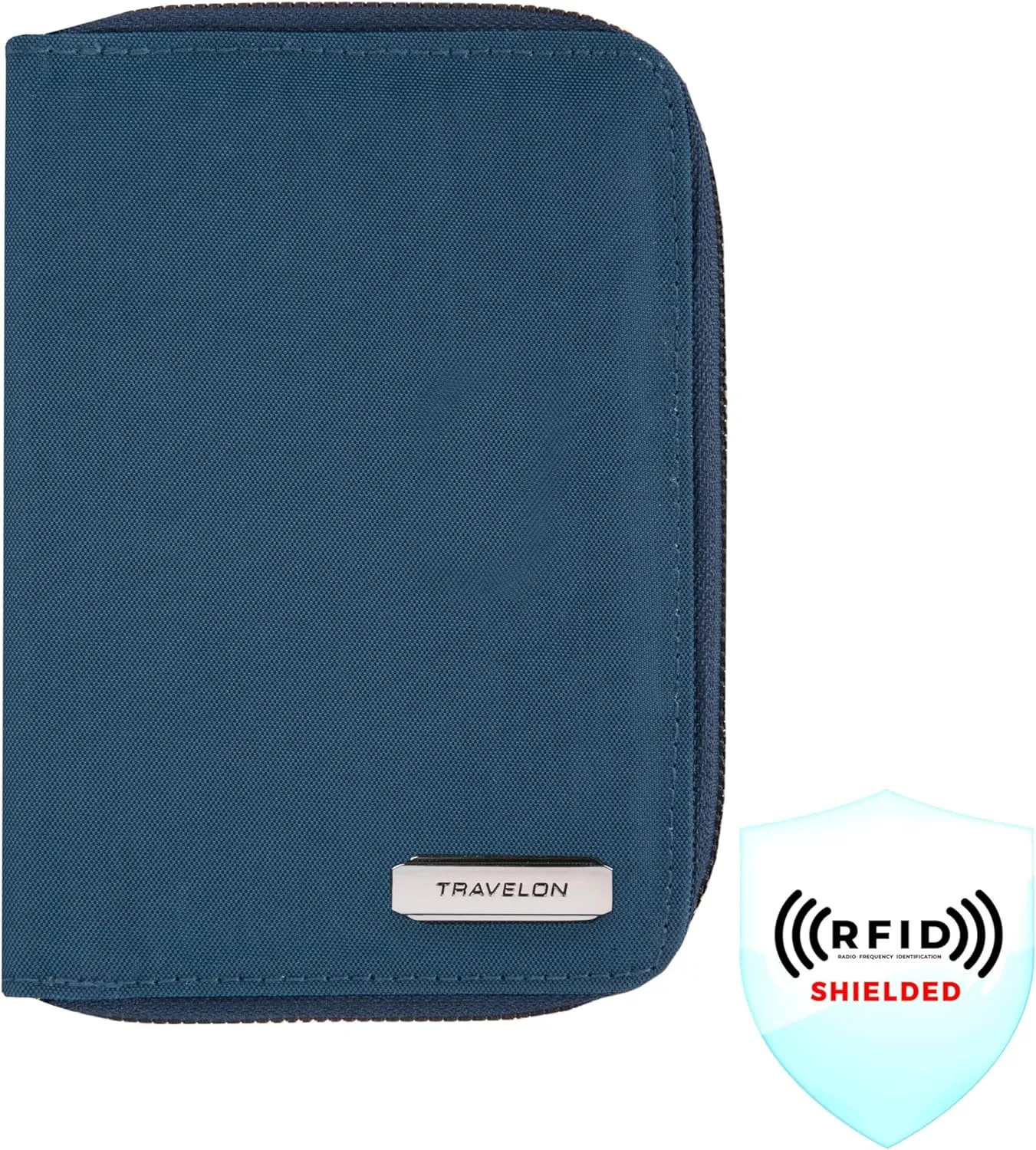 Travelon RFID Blocking Passport Zip Wallet