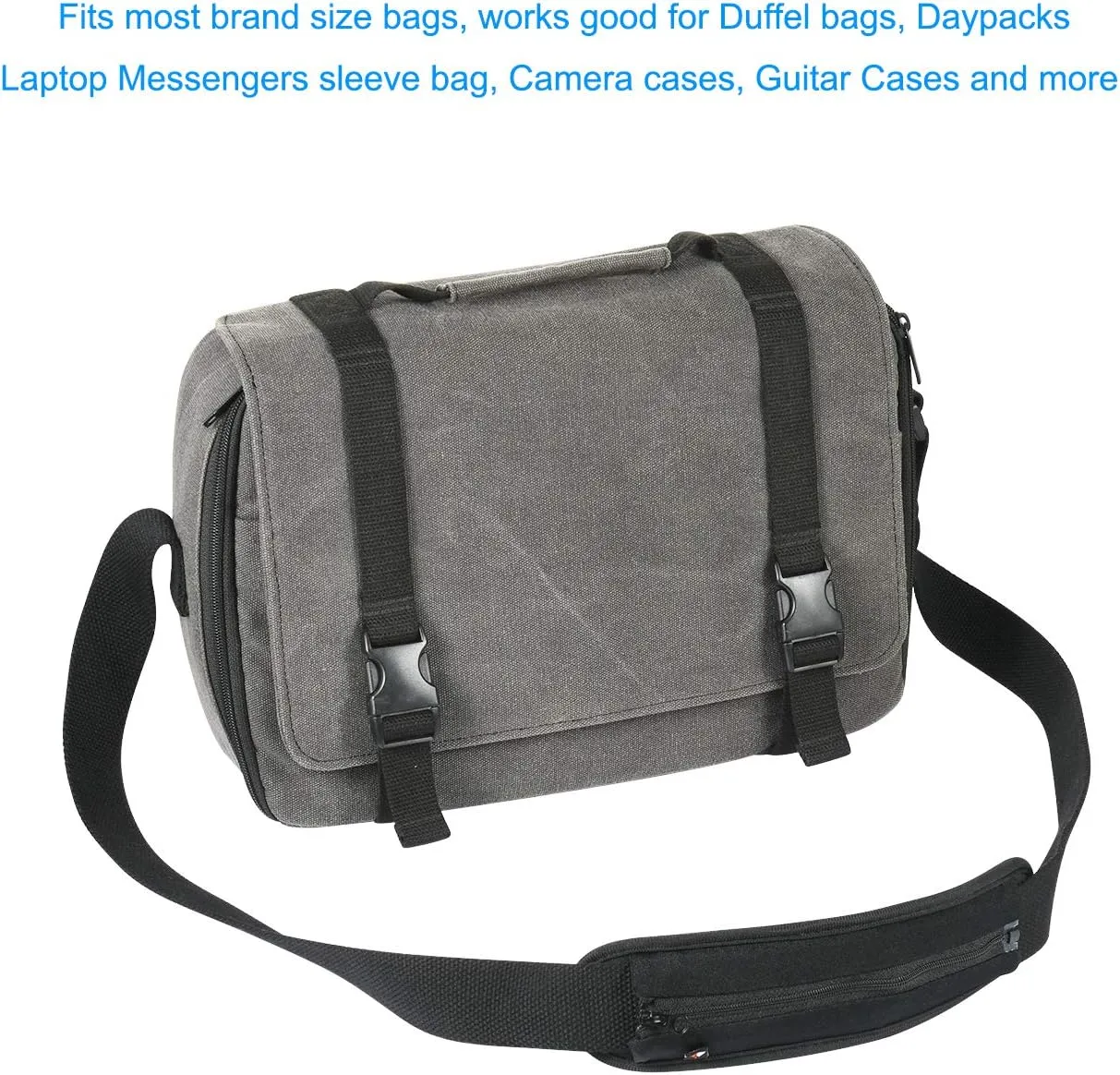 TXEsign Replacement Shoulder Pad for Bags, Laptop Case with Zipper Closure Laptop Shoulder Bag Strap Pad -Large