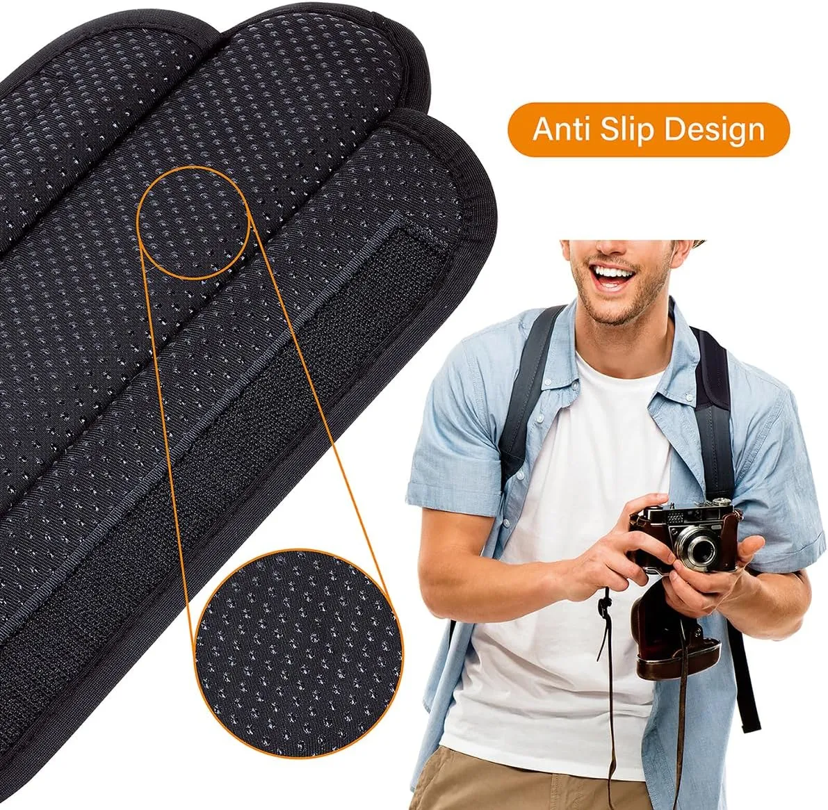 Universal Shoulder Pads for Bags Non-Slip Thick Enhance The Comfort and Stability of Shoulder Bags, Messenger Bags, Backpacks and Belts - Perfect for Outdoor Sports Enthusiasts
