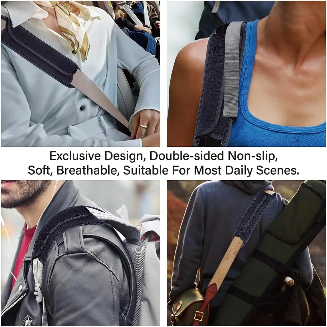 Universal Shoulder Pads for Bags Non-Slip Thick Enhance The Comfort and Stability of Shoulder Bags, Messenger Bags, Backpacks and Belts - Perfect for Outdoor Sports Enthusiasts