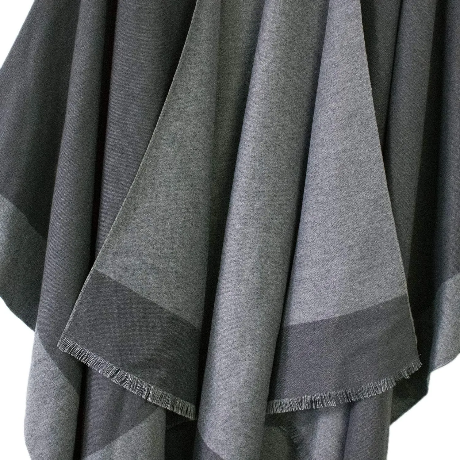 Urban CoCo Women's Shawl Wrap Poncho Ruana Cape Cardigan Open Front Coat for Fall Winter Holiday