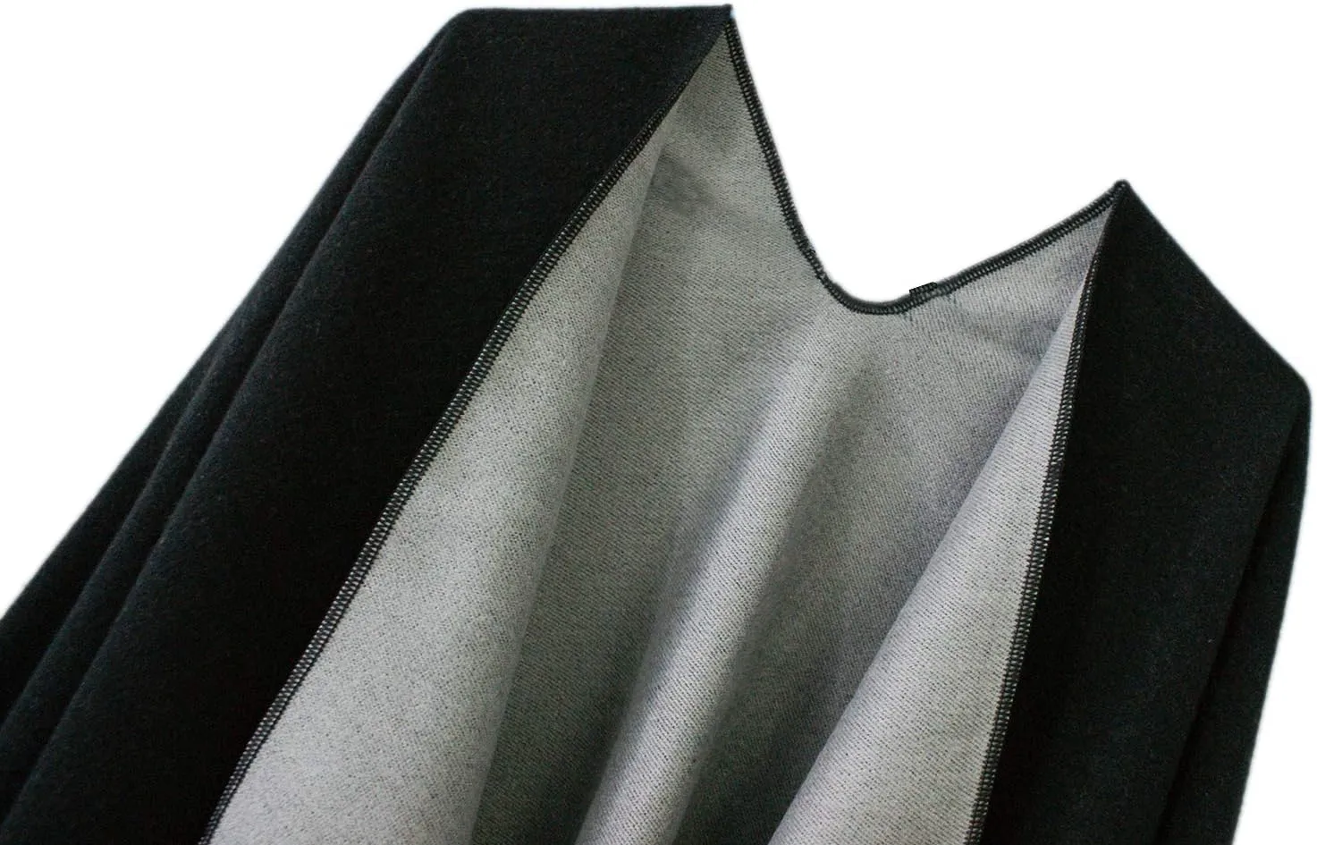Urban CoCo Women's Shawl Wrap Poncho Ruana Cape Cardigan Open Front Coat for Fall Winter Holiday