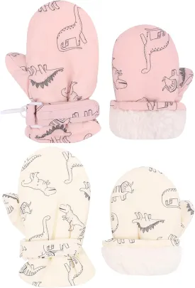 Urban Virgin Infant Baby Toddler Kids Winter Mittnes Lined Fleece Warm Waterproof Ski Snow Gloves For Boys Girls
